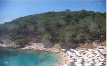 Online web kamery Plaža Veli Žal - Mali Lošinj